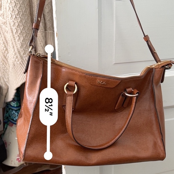 Lauren Ralph Lauren Large zipper Tote, caramel brown - Picture 3 of 16